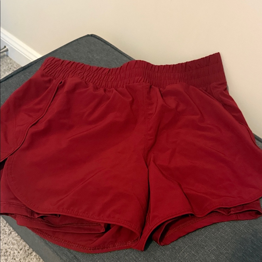 Avia Women's Maroon Athletic Shorts